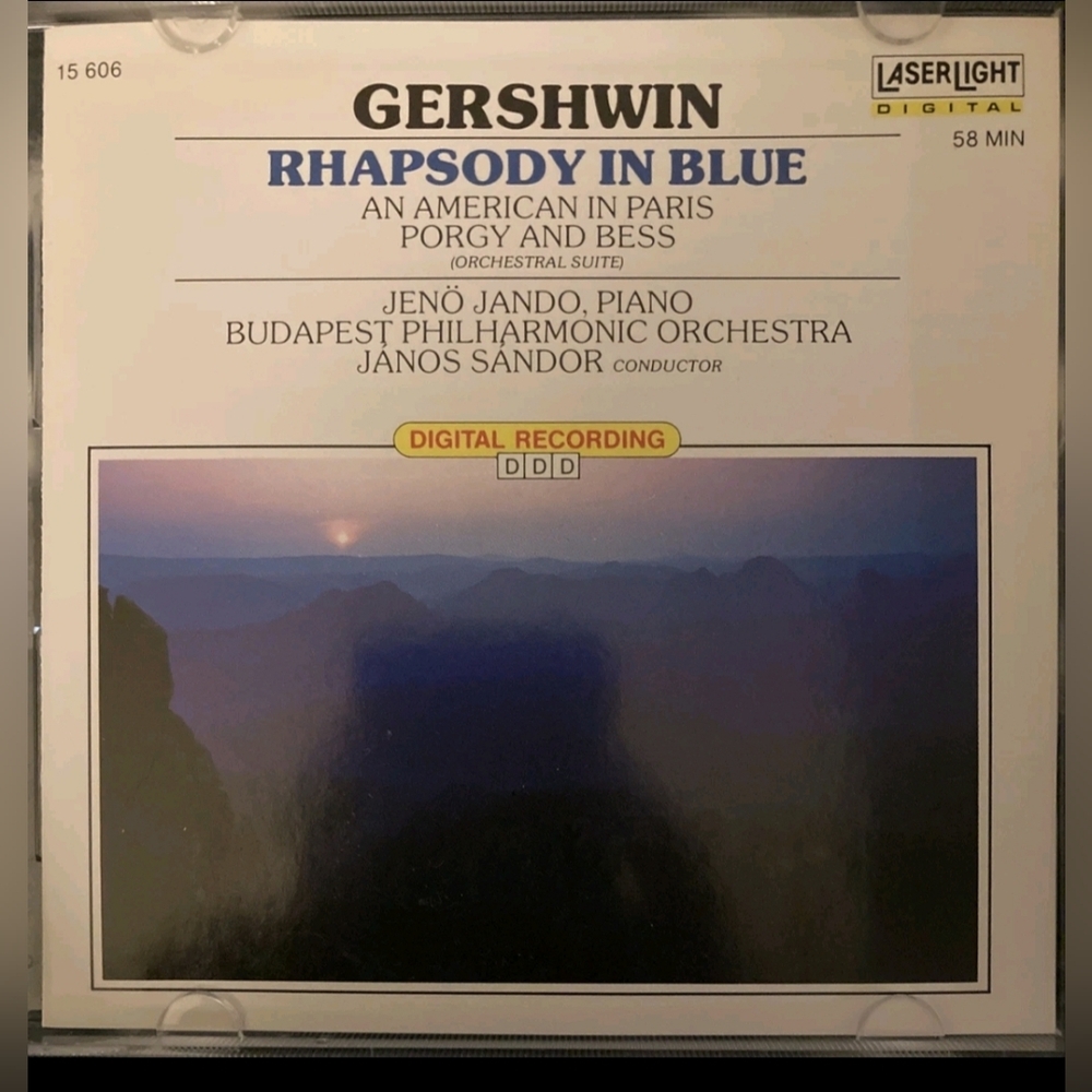 Gershwin: Rhapsody in Blue; An American in Paris; "Porgy & Bess" Selections (CD,